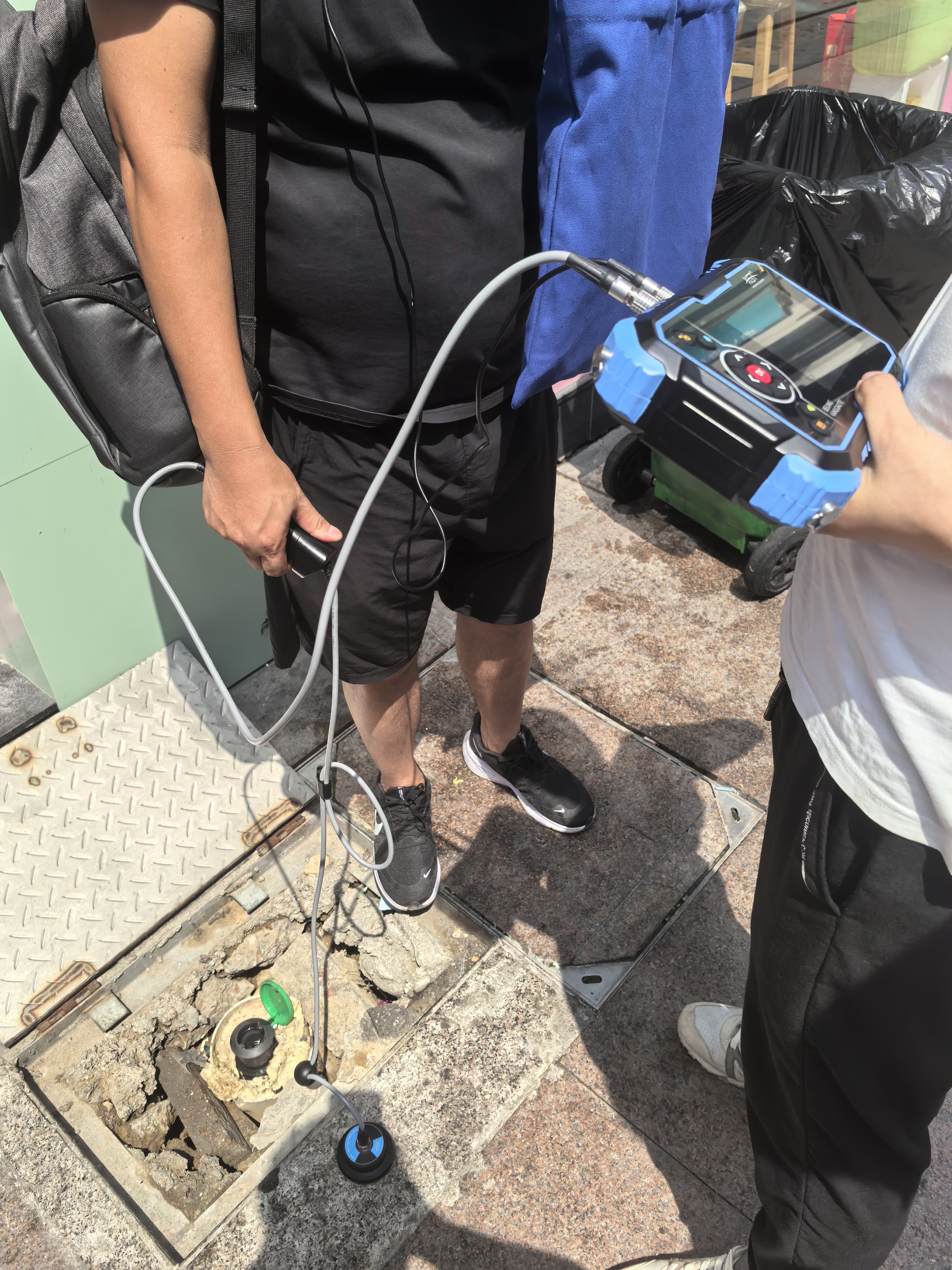 聽漏儀檢測現場